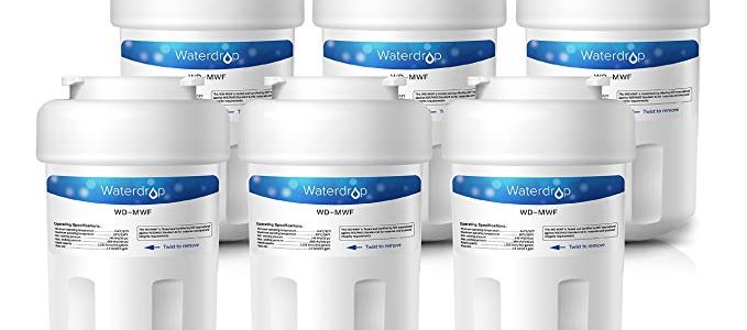 Waterdrop MWF Refrigerator Water Filter Replacement for GE MWF, MWFP, MWFA, GWF, GWFA, SmartWater, Kenmore 9991, 46-9991, 469991-Standard Series-6 Pack Review